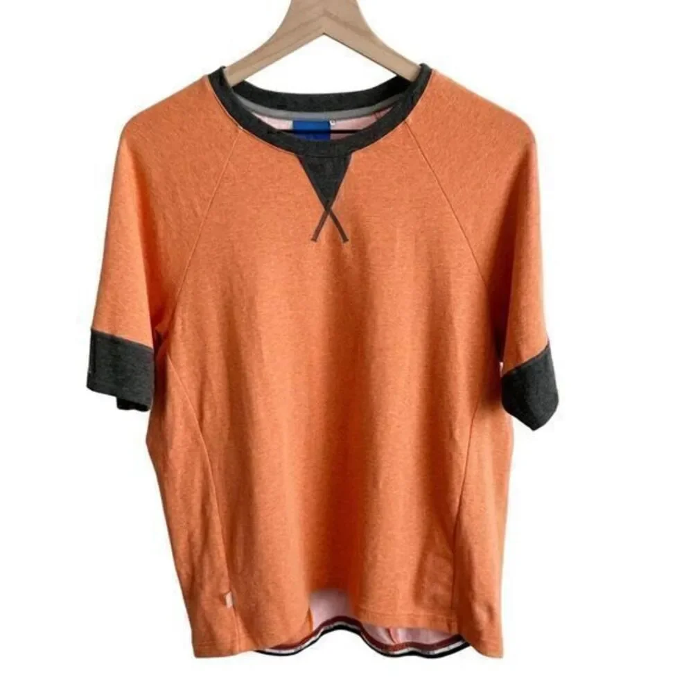 Primal Wear Men's Passport Jersey T Shirt Top Orange Gray‎ Extra Large